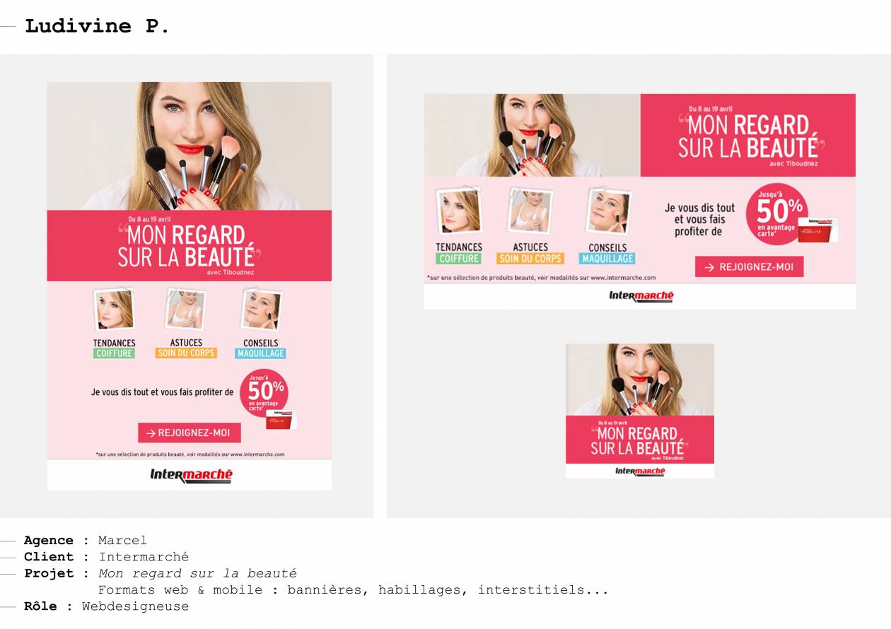 Formats web & mobile